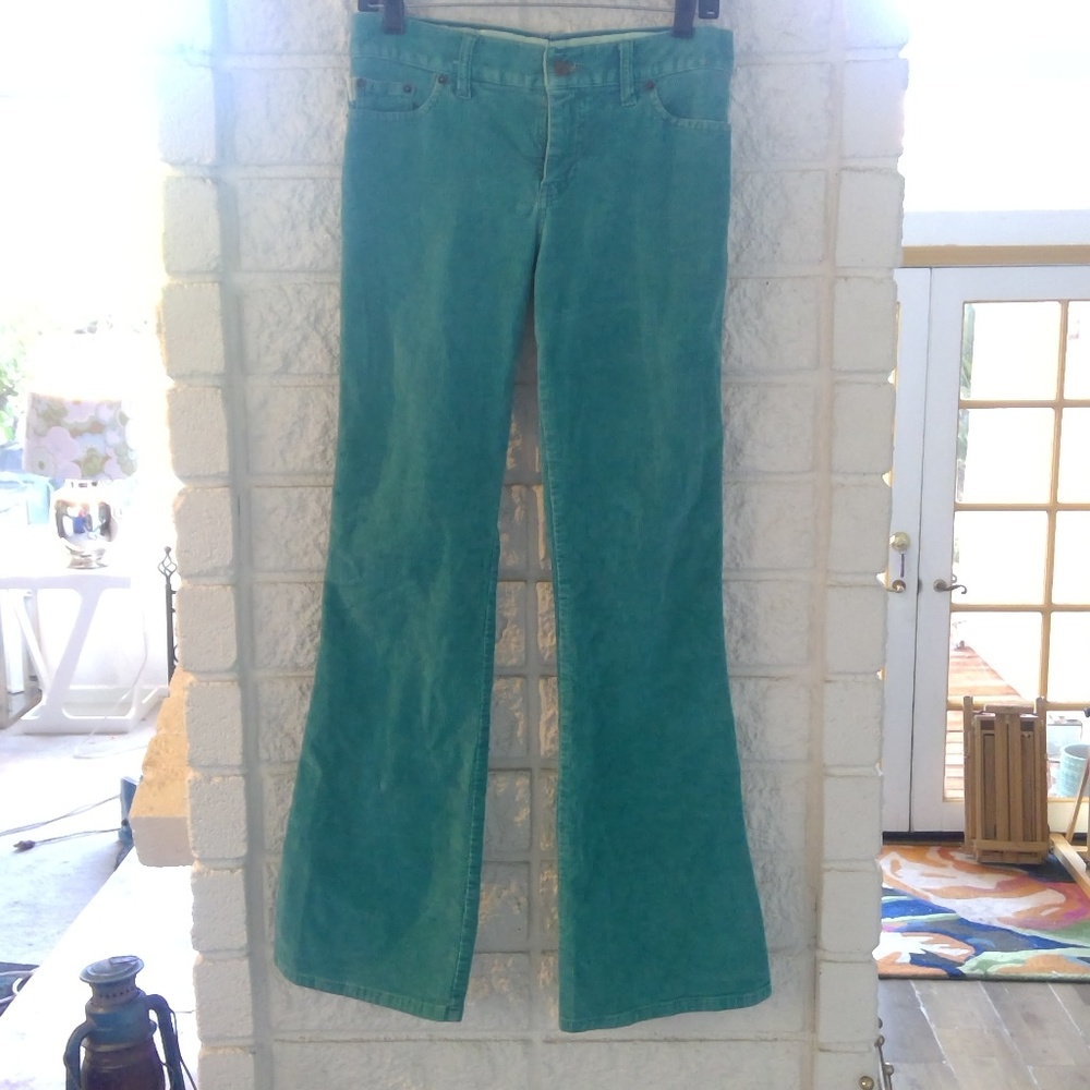 Hollister Co. Corduroy turquoise jeans